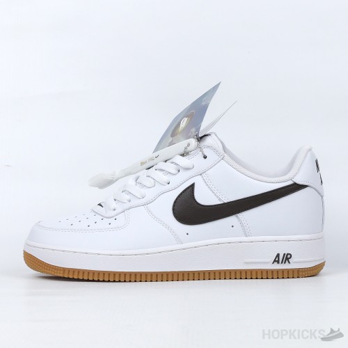 Air Force 1 Navy Swoosh Gum Sole ((Premium Plus)