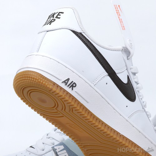 Air Force 1 Navy Swoosh Gum Sole ((Premium Plus)