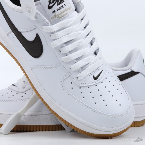 Air Force 1 Navy Swoosh Gum Sole ((Premium Plus)