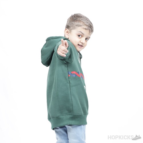 Gucci Green Cotton Logo Hoodie (Kid) (Premium Batch)