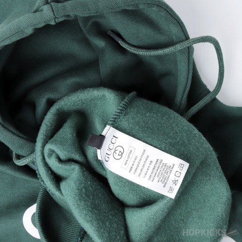 Gucci Green Cotton Logo Hoodie (Kid) (Premium Batch)