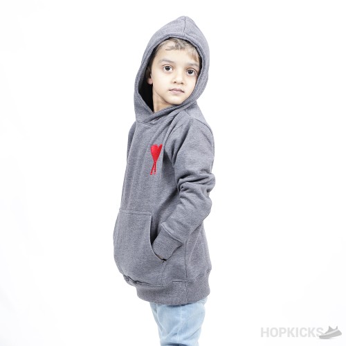 AMI Paris Ami de Coeur Virgin Wool Hoodie (Kid) (Premium Batch)