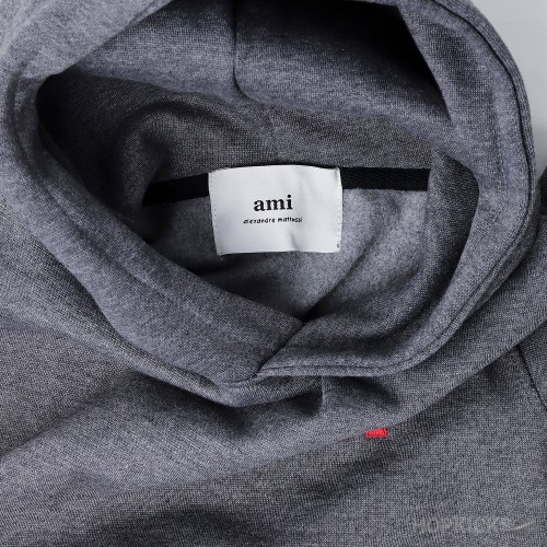 AMI Paris Ami de Coeur Virgin Wool Hoodie (Kid) (Premium Batch)