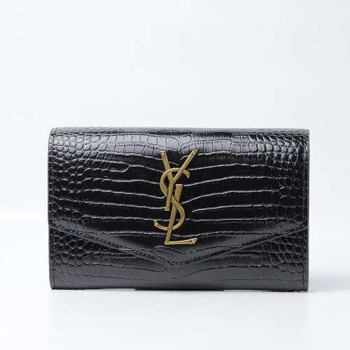 Saint Laurent Uptown Compact Wallet (Dot Perfect)