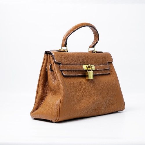 Hermès Kelly Sellier 20 Brown Epsom Gold Hardware (Dot Perfect)