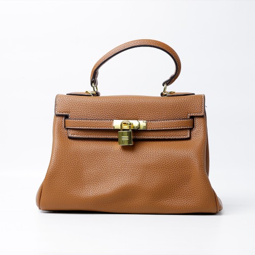 Hermès Kelly Sellier 20 Brown Epsom Gold Hardware (Dot Perfect)