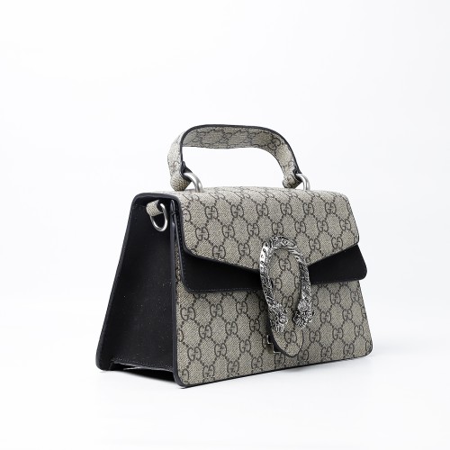 GG Supreme Monogram Mini Dionysus Shoulder Bag Black (Dot Perfect)