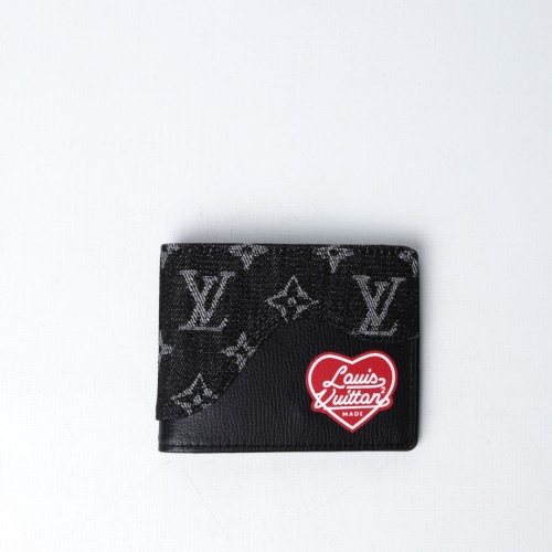 Louis Vuitton x Nigo Slender Wallet Monogram Black (Dot Perfect)