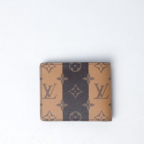 Louis Vuitton x Nigo Multiple Wallet Monogram Stripes Brown (Dot Perfect)