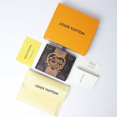 Louis Vuitton x Nigo Multiple Wallet Monogram Stripes Brown (Dot Perfect)