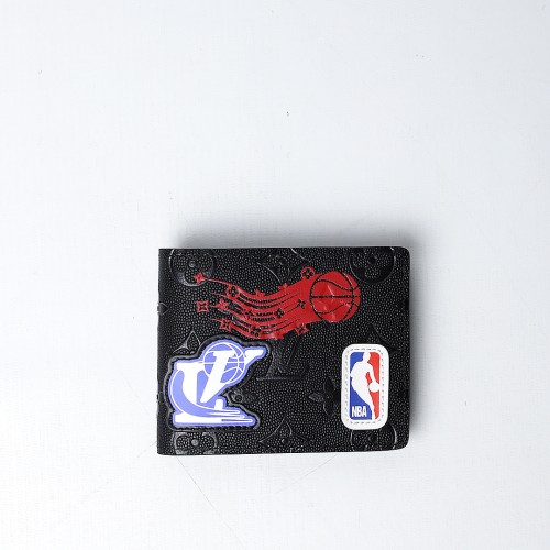 Louis Vuitton x NBA Hero Jacket Leather Multiple Wallet Monogram Black (Dot Perfect)