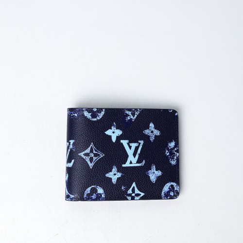 Louis Vuitton Monogram Ink Watercolor Slender Wallet (Dot Perfect)