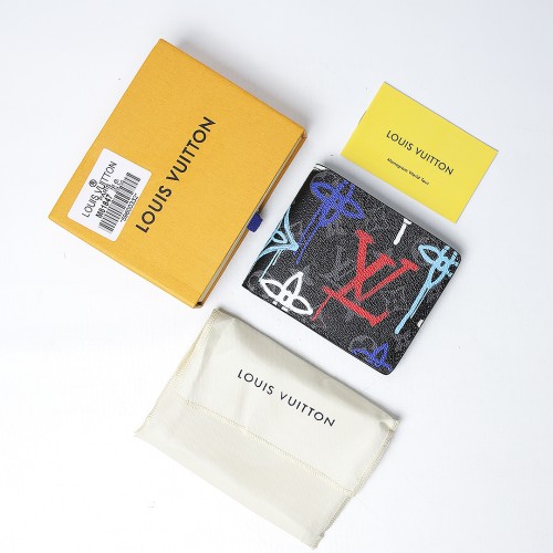 Louis Vuitton Multiple Wallet Graffiti Multicolor (Dot Perfect)