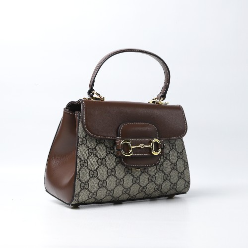 Gucci Beige ‘Horsebit 1955 Mini’ Shoulder Bag (Dot Perfect)