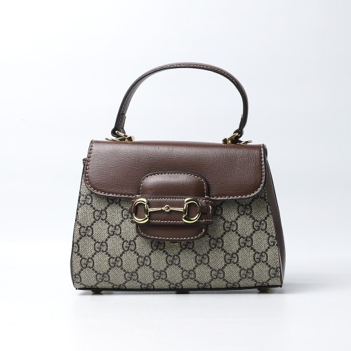 Gucci Beige ‘Horsebit 1955 Mini’ Shoulder Bag (Dot Perfect)