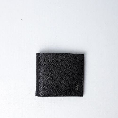 Prada Tringle Logo Bifold Wallet (Dot Perfect)