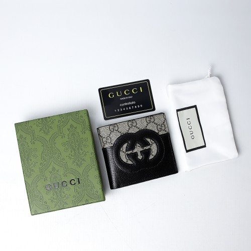 Gucci Wallet With Cut-Out Interlocking G 