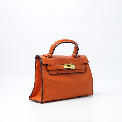 Hermes Epsom Kelly Pochette Clutch Feu Bag (Dot Perfect)