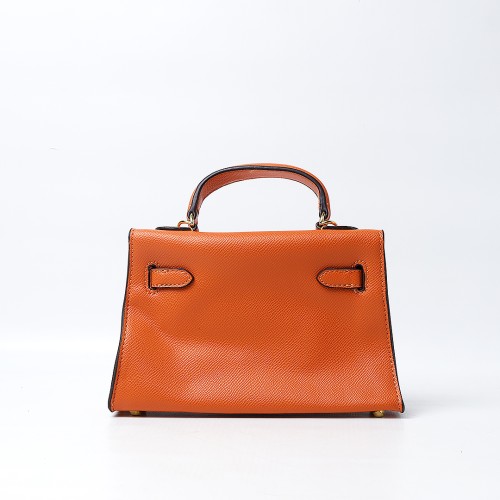 Hermes Epsom Kelly Pochette Clutch Feu Bag (Dot Perfect)