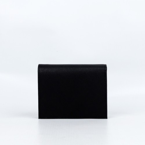 Prada Saffiano Logo Wallet (Dot Perfect)