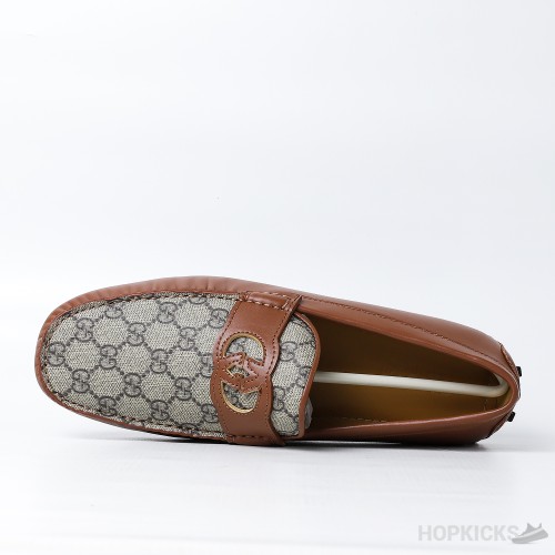 Gucci Interlocking G Driver Loafer Brown (Dot Perfect)