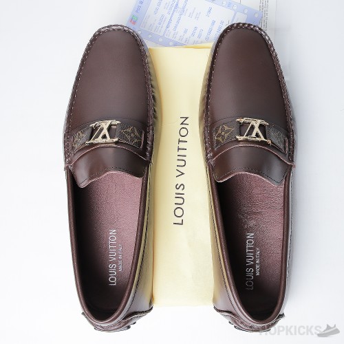 Louis Vuitton Logo Brown Loafer (Premium Plus Batch)