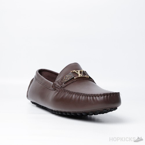 Louis Vuitton Logo Brown Loafer (Premium Plus Batch)