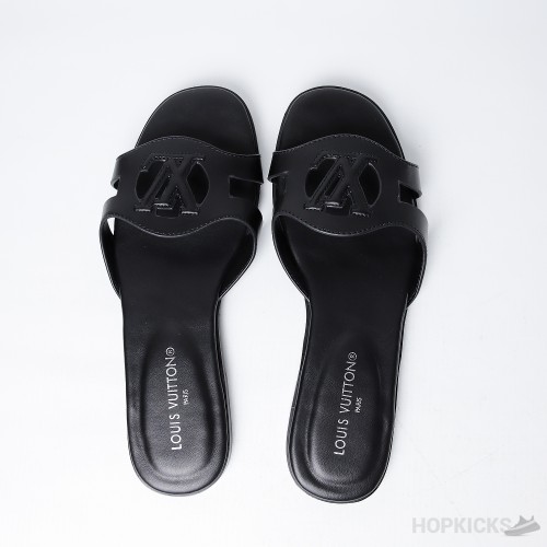 Louis Vuitton Isola Flat Mule Black (Premium Plus Batch)