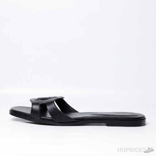 Louis Vuitton Isola Flat Mule Black (Premium Plus Batch)