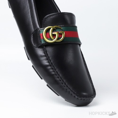 Gucci Leather Driver With Web (Premium Plus Batch)