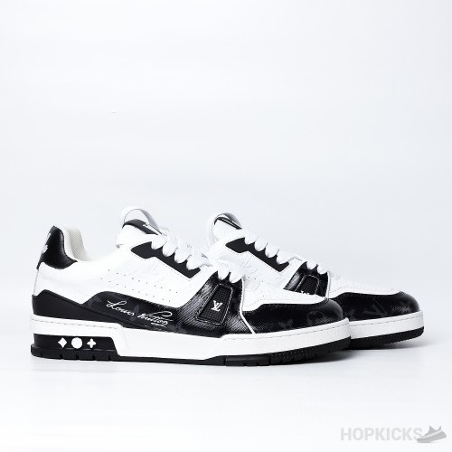 Louis Vuitton Trainer 54 Black White (Dot Perfect)