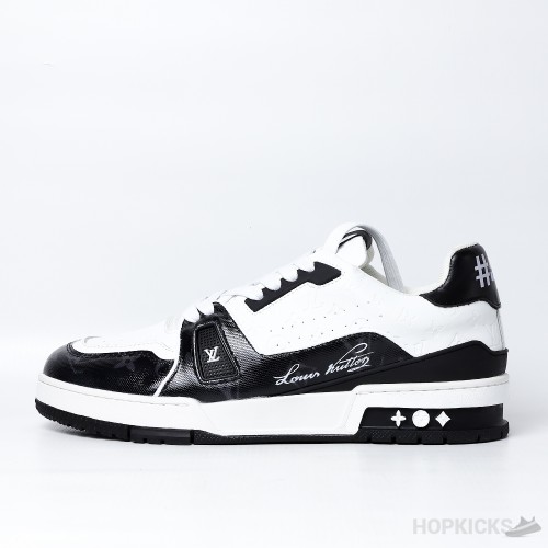 Louis Vuitton Trainer 54 Black White (Dot Perfect)