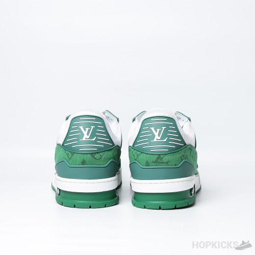 Louis Vuitton Trainer 54 White Green (Dot Perfect)