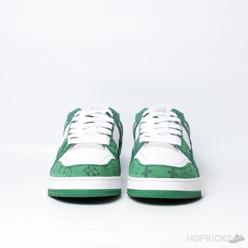 Louis Vuitton Trainer 54 White Green (Dot Perfect)