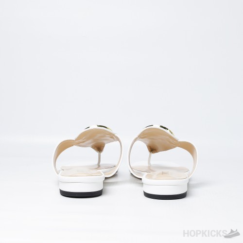 Gucci Blondie Thong Sandal White (Premium Plus Batch)