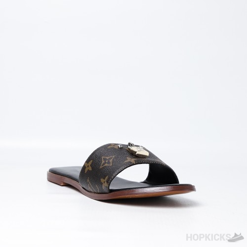 Louis Vuitton Brown Slip-on Slide (Premium Plus Batch) 