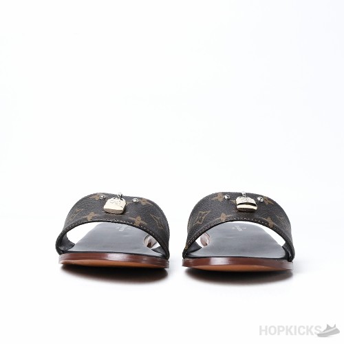 Louis Vuitton Brown Slip-on Slide (Premium Plus Batch) 