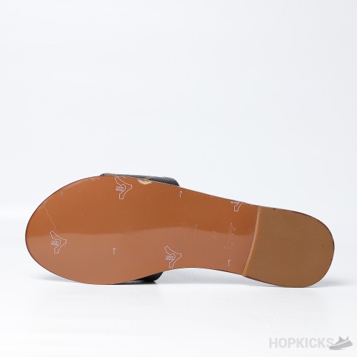 Louis Vuitton Brown Slip-on Slide (Premium Plus Batch) 