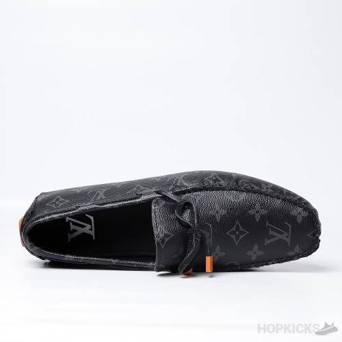 Louis Vuitton Driver Moccasin Monogram Eclipse Loafer (Premium Plus Batch)