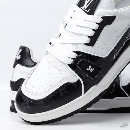 Louis Vuitton Trainer 54 Black White (Dot Perfect)