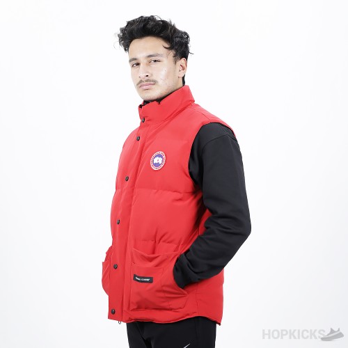 Canada Goose Freestyle Crew Vest PBI red (High-end Batch)