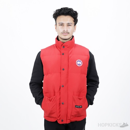 Canada Goose Freestyle Crew Vest PBI red (High-end Batch)