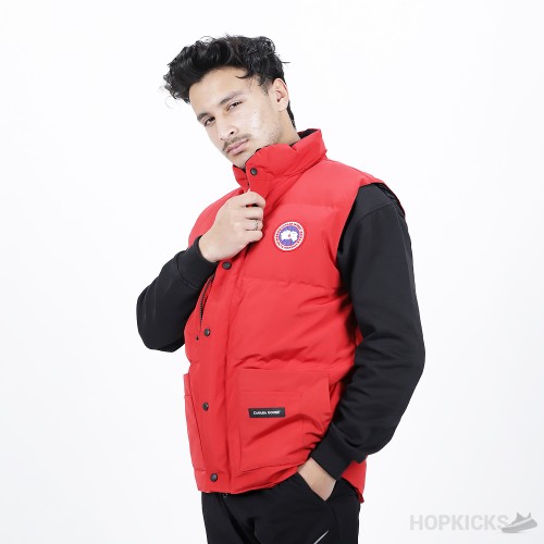 Canada Goose Freestyle Crew Vest PBI red (High-end Batch)