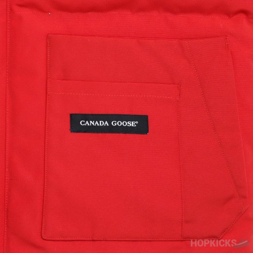 Canada Goose Freestyle Crew Vest PBI red (High-end Batch)