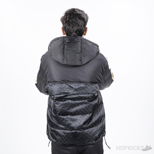 GG Jacquard Nylon Quilted Coat (High-end Batch)