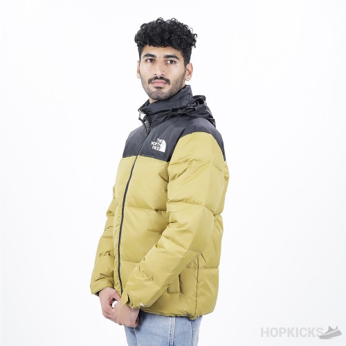 The North Face 1996 Retro Nuptse Jacket Almond Butter/TNF Black (High-end Batch)