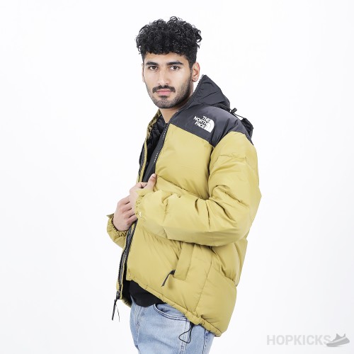 The North Face 1996 Retro Nuptse Jacket Almond Butter/TNF Black (High-end Batch)