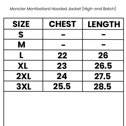Moncler Montbeliard hooded jacket (High-end Batch)