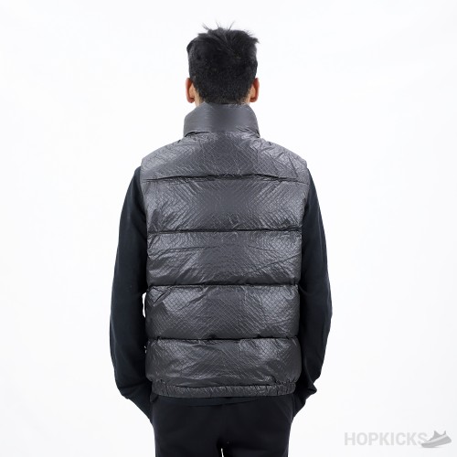 Prada Re-Nylon Sleeveless Diagonal Puffer Jacket (High End Batch)