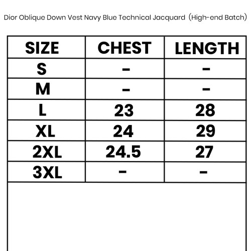 Dior Oblique Down Vest Navy Blue Technical Jacquard  (High-end Batch)